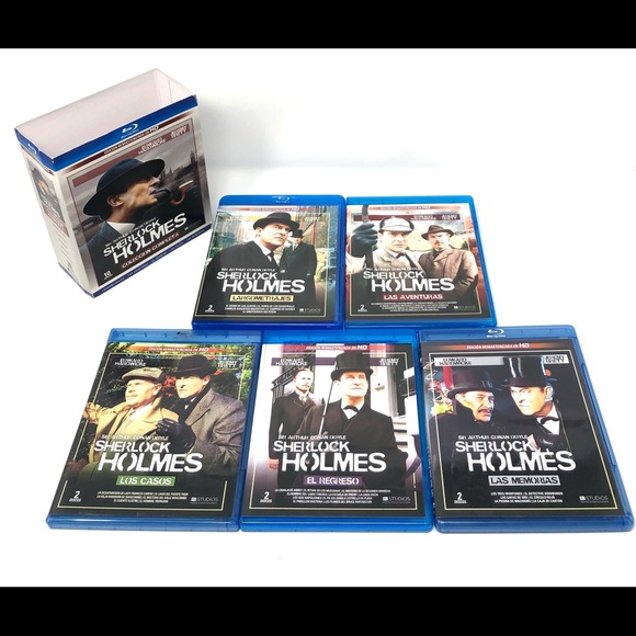 🛍️SALE🛍️ Sherlock Holmes Collection 10-Disc Box Set
(Blu-Ray, Reg.A/B/C - Import - Picture 5 of 11